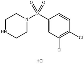 1-(3,4-dichlorobenzenesulfonyl)piperazine hydrochloride Structure