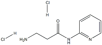 3-氨基-N-(吡啶-2-基)丙酰胺二盐酸, 1170085-23-0, 结构式
