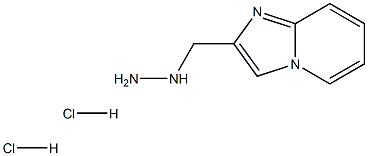 {imidazo[1,2-a]pyridin-2-ylmethyl}hydrazine dihydrochloride Structure