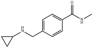 4-[(cyclopropylamino)methyl]-N-methylbenzamide Structure
