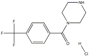 1-[4-(TRIFLUOROMETHYL)BENZOYL]PIPERAZINE HYDROCHLORIDE|1-[4-(三氟甲基)苯甲酰基]哌嗪盐酸盐