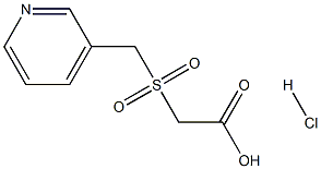2-(pyridin-3-ylmethanesulfonyl)acetic acid hydrochloride Structure