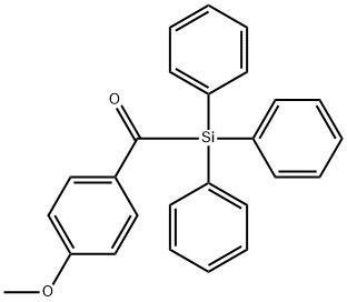 (4-METHOXYBENZOYL)TRIPHENYLSILANE, 1174-56-7, 结构式