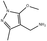 (5-methoxy-1,3-dimethyl-1H-pyrazol-4-yl)methanamine Structure