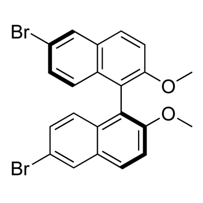 (S)-2,2'-二甲氧基-6,6'-二溴-1,1'-联萘,117745-41-2,结构式