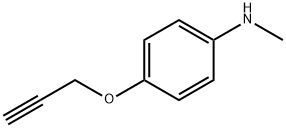 N-甲基-4-(丙-2-炔-1-基氧基)苯胺, 1178112-51-0, 结构式