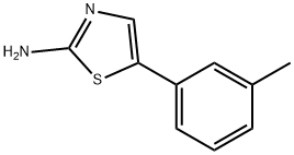 5-(3-methylphenyl)-1,3-thiazol-2-amine Struktur