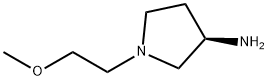 3-Pyrrolidinamine,1-(2-methoxyethyl)-,(3R)-(9CI) 化学構造式