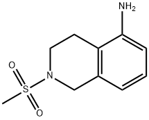 2-methanesulfonyl-1,2,3,4-tetrahydroisoquinolin-5-amine Structure