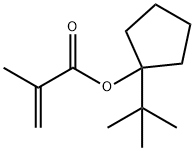 1-(tert-Butyl)cyclopentyl Methacrylate Struktur