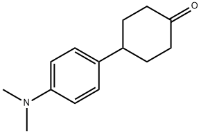 4-[4-(Dimethylamino)phenyl]cyclohexanone Struktur