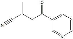 2-甲基-4-氧代-4-(吡啶-3-基)丁腈, 1181313-78-9, 结构式