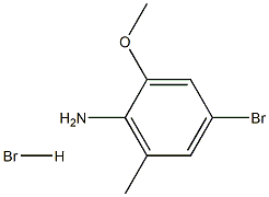 4-bromo-2-methoxy-6-methylaniline hydrobromide Struktur