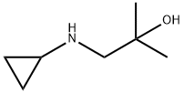 1-(cyclopropylamino)-2-methylpropan-2-ol Struktur
