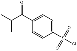 4-(2-methylpropanoyl)benzene-1-sulfonyl chloride,1181763-81-4,结构式