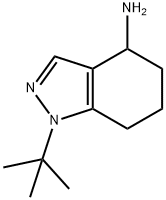 1-tert-butyl-4,5,6,7-tetrahydro-1H-indazol-4-amine,1181826-14-1,结构式