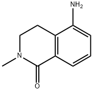 5-アミノ-2-メチル-3,4-ジヒドロイソキノリン-1(2H)-オン 化学構造式