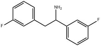 1,2-bis(3-fluorophenyl)ethan-1-amine Structure