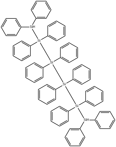 Hexasilane, 1,1,2,2,3,3,4,4,5,5,6,6-dodecaphenyl- Structure