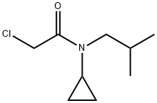 2-chloro-N-cyclopropyl-N-(2-methylpropyl)acetamide Structure