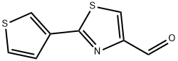 2-(thiophen-3-yl)-1,3-thiazole-4-carbaldehyde Structure