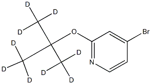 4-Bromo-2-(tert-butoxy-d9)-pyridine Structure