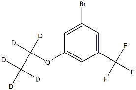 3-Trifluoromethyl-5-(ethoxy-d5)-bromobenzene Structure