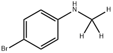 4-(Methylamino-d3)-bromobenzene Structure