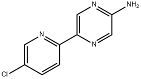 5-Chloro-2-(5'-amino-2'-pyrazinyl)pyridine Structure