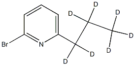 2-Bromo-6-(n-propyl-d7)-pyridine Structure