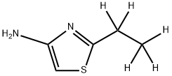 4-Amino-2-(ethyl-d5)-thiazole,1185313-87-4,结构式