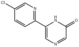 5-Chloro-2-(6'-hydroxy-2'-pyrazinyl)pyridine 结构式