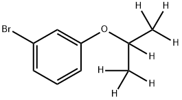 3-(iso-Propoxy-d7)bromobenzene Struktur