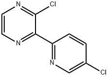 3,5'-Dichloro-2-(2'-pyridyl)pyrazine Structure