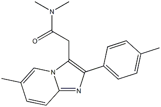 唑吡坦杂质,1185739-07-4,结构式