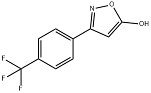 3-(4-三氟甲基苯基)-5-羟基异噁唑, 1188228-02-5, 结构式