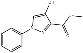 methyl 4-hydroxy-1-phenyl-1H-pyrazole-3-carboxylate Structure