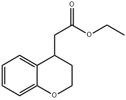 ethyl 2-(3,4-dihydro-2H-chromen-4-yl)acetate Struktur
