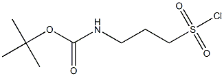 tert-butyl N-[3-(chlorosulfonyl)propyl]carbamate Structure