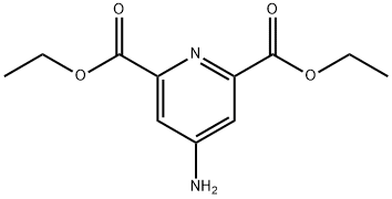 Diethyl 4-Aminopyridine-2,6-dicarboxylate 化学構造式