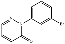 2-(3-Bromophenyl)pyridazin-3(2H)-one Struktur