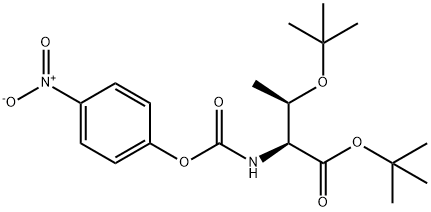(2S,3R)-tert-butyl3-(tert-butoxy)-2-(((4-nitrophenoxy)carbonyl)amino)butanoate,1202237-10-2,结构式