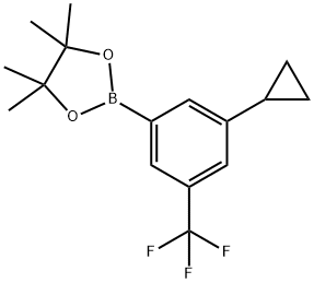 2-(3-cyclopropyl-5-(trifluoromethyl)phenyl)-4,4,5,5-tetramethyl-1,3,2-dioxaborolane|