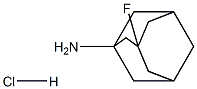 3-Fluoro-1-aminoadamantane hydrochloride Struktur