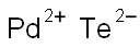 palladium telluride Struktur