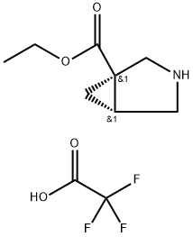 (1R,5R)-ethyl 3-azabicyclo[3.1.0]hexane-1-carboxylate Structure