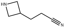 3-(azetidin-3-yl)propanenitrile Structure