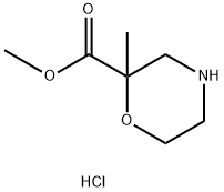 Methyl 2-methylmorpholine-2-carboxylate hydrochloride Structure