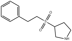 3-(Phenethylsulfonyl)pyrrolidine Structure