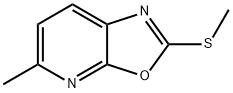 5-Methyl-2-(Methylthio)oxazolo[5,4-b]pyridine,1206970-06-0,结构式